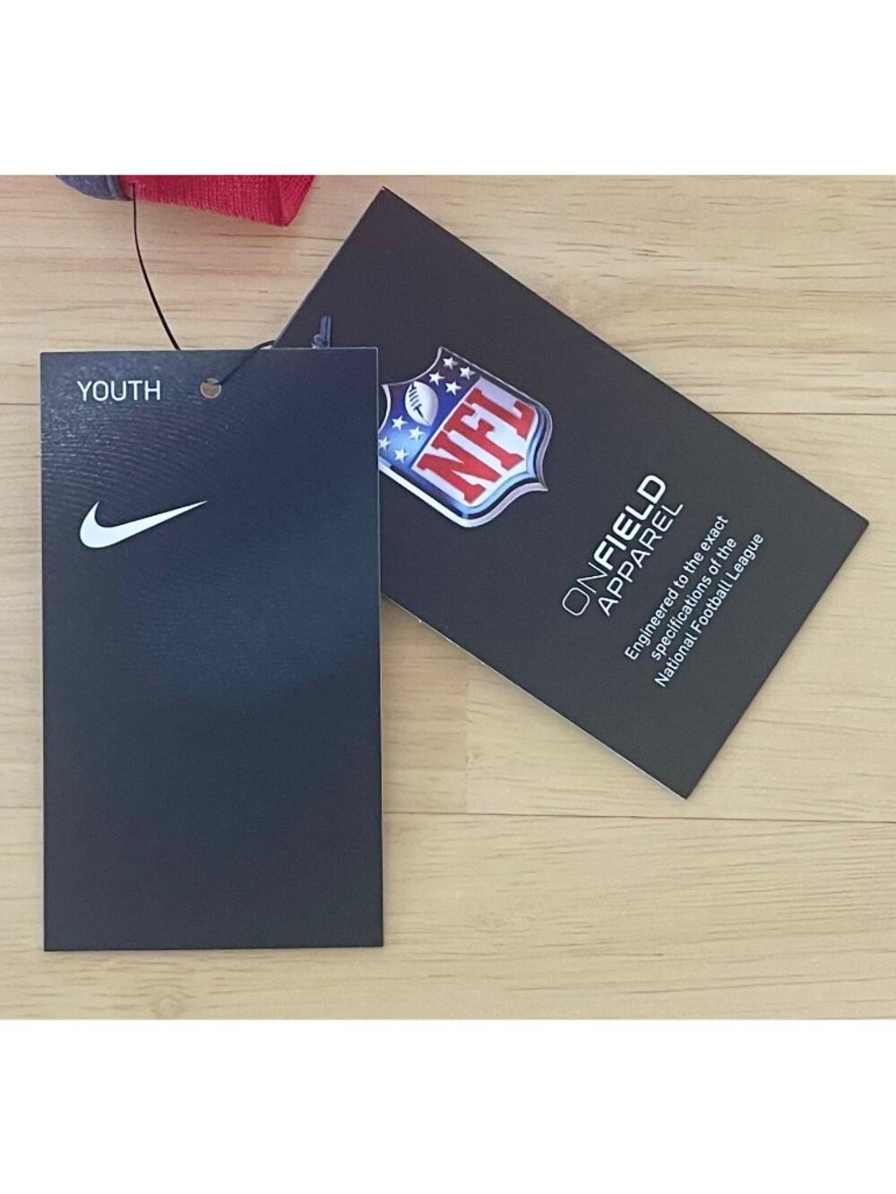 Nike NFL New England Patriots Mac Jones #10 Red/Blue Football Jersey - L 14/16 - Picture 4 of 5